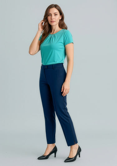 Womens Cool Stretch Slim Leg Pant - Navy