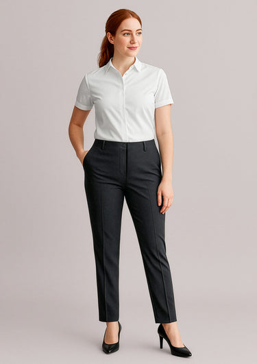 Womens Siena Bandless Elastic Waist Pant - Black