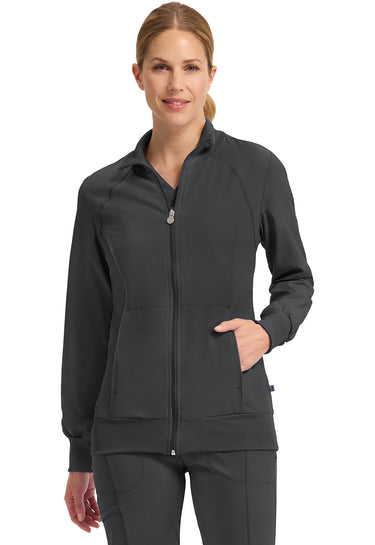 Cherokee Infinity Zip Front Jacket - Black