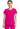 CK IN Infinity Women's Round Neck Top - Carmine Pink