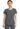 CK IN Infinity Women's Round Neck Top - Pewter
