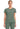 CK IN Infinity Women's Mock Wrap Top - Olive