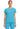 CK IN Infinity Women's Mock Wrap Top - Turquoise