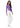 Adar Universal Long Sleeve Comfort Tee - Heather Purple