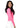 Adar Universal Long Sleeve Comfort Tee - Neon Pink