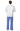 Adar Universal STRETCH Mens 31" Snap Front Lab Coat - White