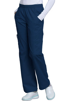 CK WW Core Stretch Mid Rise Pull-On Cargo Pant - Navy