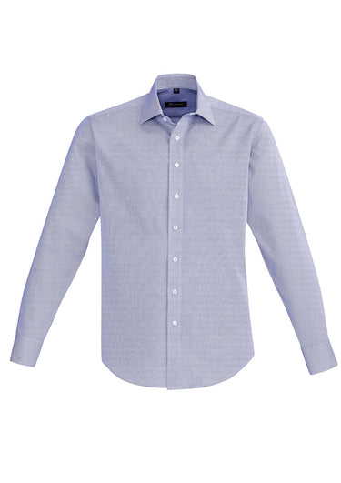 Mens Hudson Long Sleeve Shirt - Patriot Blue