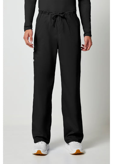 Cherokee WW Core Stretch Unisex Drawstring Cargo Pant - Black