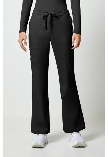CK WW Core Stretch Mid Rise Drawstring Cargo Pant - Black