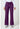 CK WW Originals Natural Rise Flare Leg Drawstring Pant - Eggplant