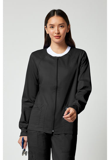 CK WW Core Stretch Zip Front Jacket - Black