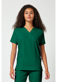 CK WW Originals V-Neck Top - Hunter Green