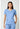Cherokee WW Core Stretch V-Neck Top - Ciel