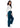 Adar Universal Unisex Natural-Rise Drawstring Tapered Leg Pants - Caribbean Blue