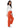 Adar Universal Unisex Natural-Rise Drawstring Tapered Leg Pants - Mandarin Orange