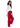 Adar Universal Unisex Natural-Rise Drawstring Tapered Leg Pants - Red