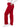 Adar Universal Unisex Natural-Rise Drawstring Tapered Leg Pants - Red