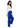 Adar Universal Unisex Natural-Rise Drawstring Tapered Leg Pants - Royal Blue