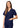 Adar Universal Unisex V-Neck Tunic 3 Pocket - Navy