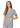 Adar Universal Unisex V-Neck Tunic 3 Pocket - Silver Gray