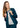 Adar Universal Round Neck Warm-Up Jacket - Caribbean Blue