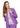 Adar Universal Round Neck Warm-Up Jacket - Lavender