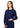Adar Universal Round Neck Warm-Up Jacket - Navy
