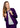 Adar Universal Round Neck Warm-Up Jacket - Purple