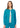 Adar Universal Round Neck Warm-Up Jacket - Teal Blue