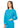 Adar Universal Round Neck Warm-Up Jacket - Turquoise