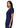 Adar Universal Double Pocket Snap Front Top - Navy