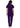 Adar Universal Double Pocket Snap Front Top - Purple
