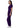 Adar Universal Double Pocket Snap Front Top - Purple