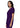Adar Universal Double Pocket Snap Front Top - Purple