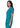 Adar Universal Double Pocket Snap Front Top - Teal Blue