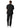Adar Universal Men's Zippered Short Sleeve Jacket - Black