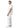 Adar Universal Men's Zippered Short Sleeve Jacket - White