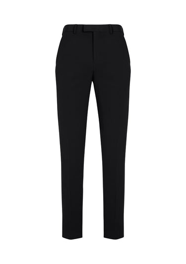 Mens Siena Slim Fit Flat Front Pant (Regular) - Black