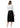 Adar Universal Mid-Calf Length Drawstring Skirt - Black