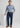 Mens Comfort Wool Stretch Flat Front Pant - Navy