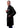 Adar Universal Unisex 39" Lab coat with Inner Pockets - Black