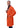 Adar Universal Unisex 39" Lab coat with Inner Pockets - Mandarin Orange