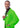 Adar Universal Unisex 39" Lab coat with Inner Pockets - Neon Lime Green