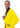 Adar Universal Unisex 39" Lab coat with Inner Pockets - Neon Yellow