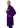 Adar Universal Unisex 39" Lab coat with Inner Pockets - Purple