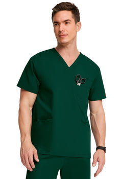 DK EDS Signature Men's V-Neck Top - Hunter Green