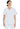DK EDS Signature Unisex Tuckable V-Neck Top - White
