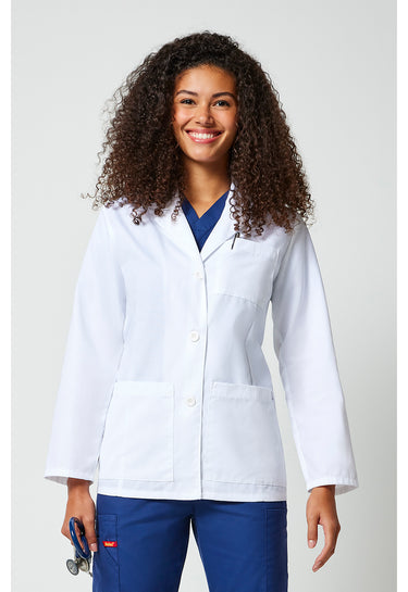 Dickies 28" Consultation Lab Coat - White