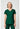 DK EDS Signature V-Neck Top - Hunter Green